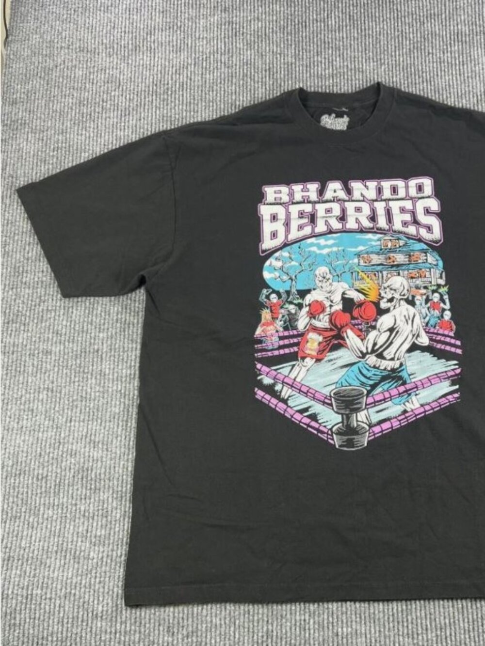 RRW BHANDO BERRIES BOXING SKELETONS GRAPHIC T-SHIRT 3XL